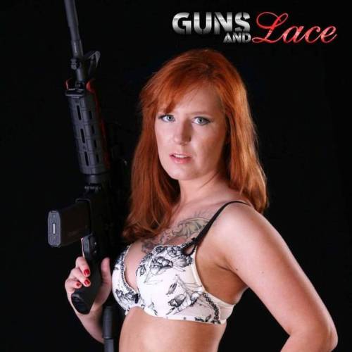 Guns and Lace girl, Erin! As one of our fans said, “Don’t mess with a ginger with a trig