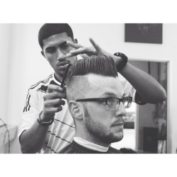 twopercentbarbershop:  ✺ ✄ ✺ Nore Agudelo @notnor3mal  #2percent #barbers 