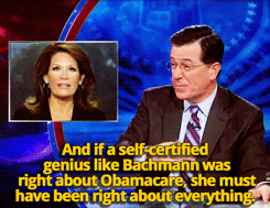 sandandglass:  Michele Bachmann comments on Obamacare. 