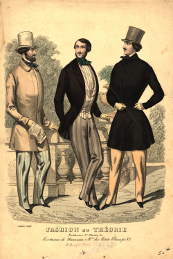 moika-palace:  Men’s fashions, July 1848.