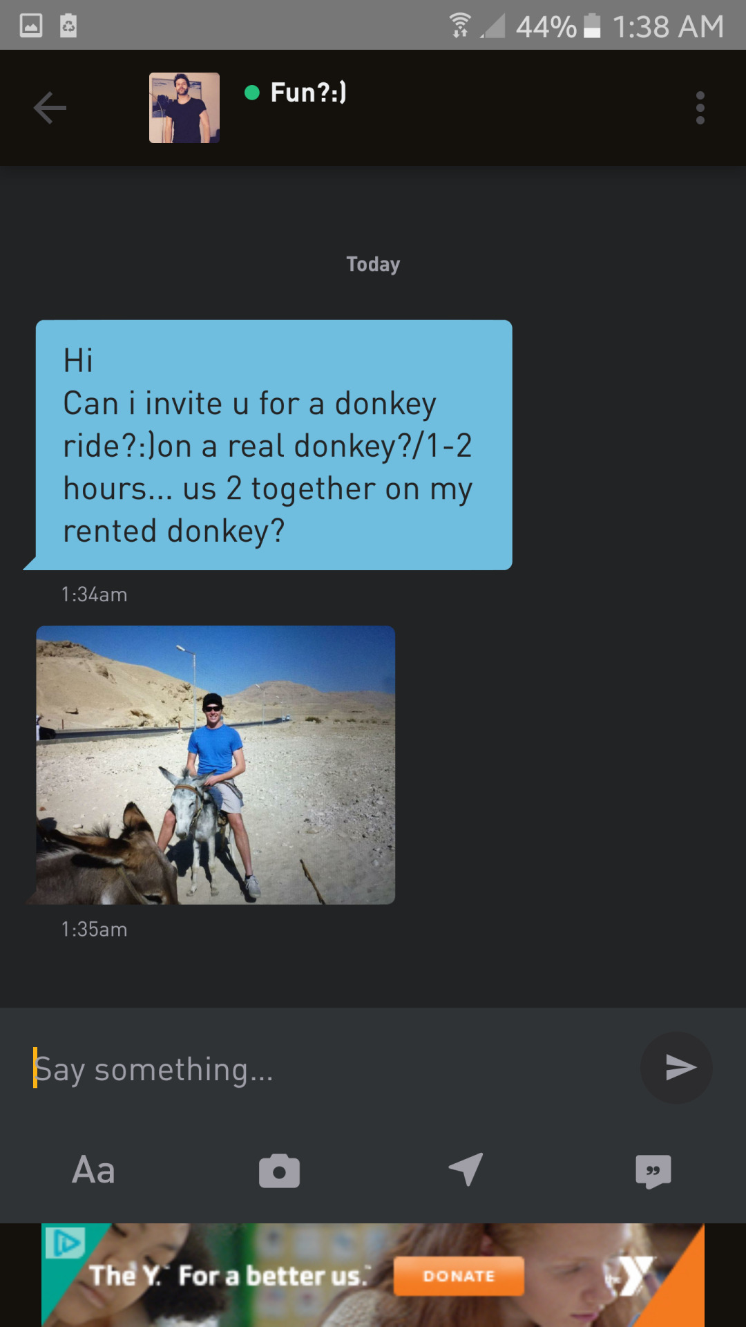 thehousewifeofnotredame:  This is the weirdest thing i have ever received on grindr