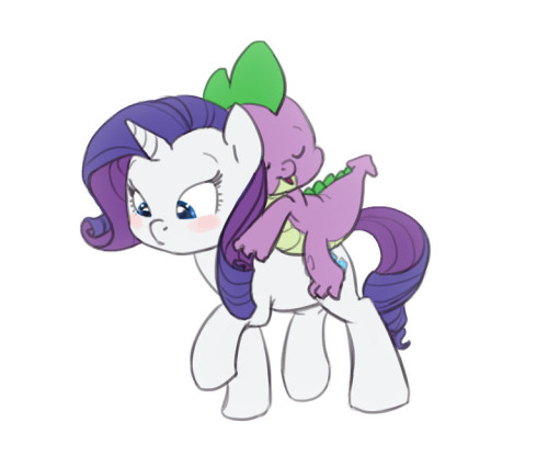 carniscorner:  After all those heavy feels yesterday, I figured I’d draw something lighthearted for balance. But most of all I drew this because I saw this picture by kilala97 and it reminded me of my own very first Sparity picture (and I think