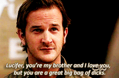 marthajonesed:Supernatural Meme ↳ Three Angels [2/3]“Damn right they’re flawed. But a lot of them tr