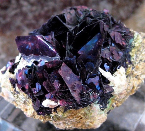 cosmic-crystalss: Covellite: a rare copper sulfide mineral, a stone for healing broken relationships