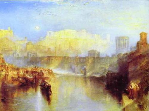 Ancient Rome Agrippina Landing with the Ashes of Germanicus, 1839, William TurnerMedium: oil,canvas