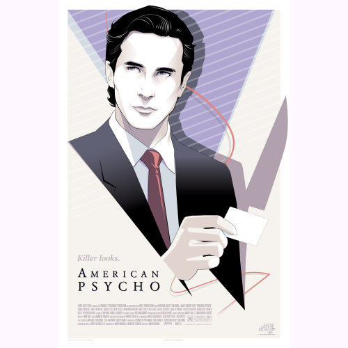 American Psycho Official poster with Mondo