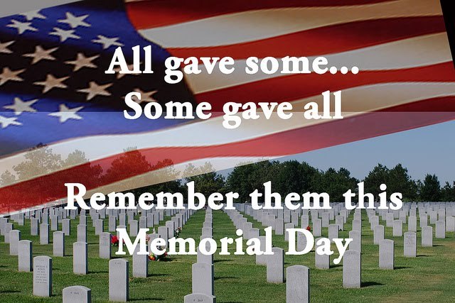 herefortheholidays:  Memorial Day is a United States federal holiday which occurs