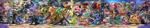 siketreeker:somuchforthetolerantleft:tramampoline:All currently revealed characters for Smash Bros U