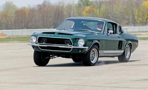 Black ford mustang shelby cobra gt500