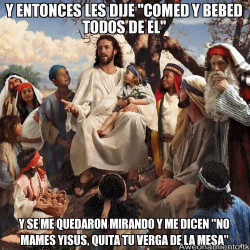 futubandera:  este yisus es un loquillo 