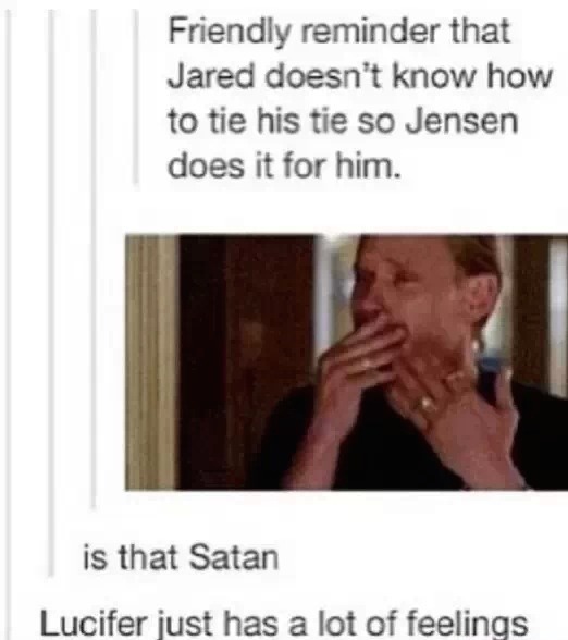 fallen-angel-assbutt-pancake:  sara-does-fandoms:  Favorite Supernatural Tumblr Posts-Lucifer