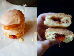 fullcravings:  Strawberry Jalapeno Sufganiyot (Chanukah Donuts)