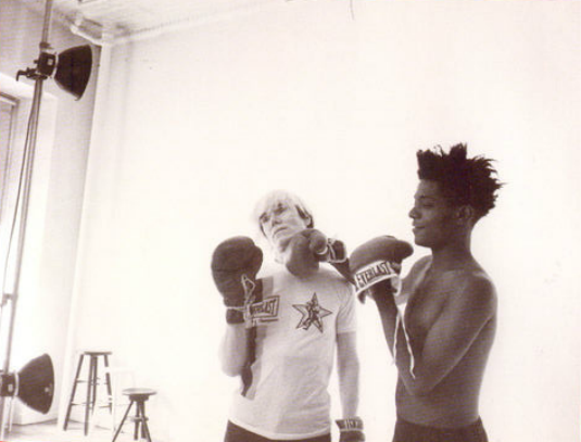 yazzyshakur:  Andy &amp; Basquiat 