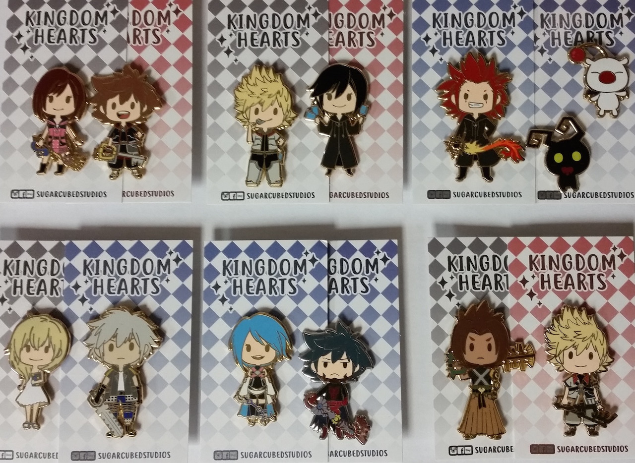 revengerevisited:  ♡ Enamel pins by @sugarcubedstudios​