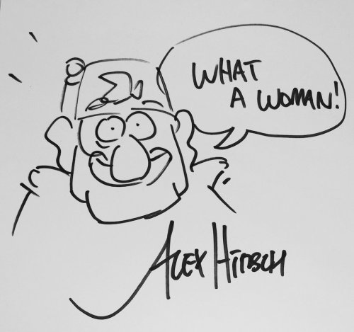 jamiekinosian: I went back for today’s signing hoping to get him to doodle a Stan for me and B