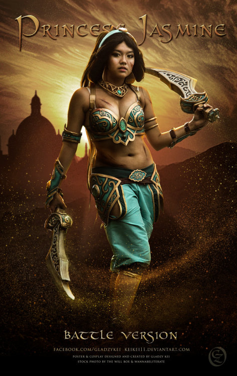fantasiadark:Battle Princess Jasmine Cosplay by keikei11Check out http://fantasiadark.tumblr.com for more awesome cosplay