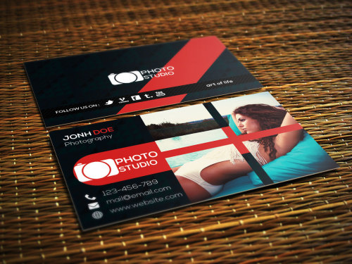 quicknickdesign: Photography Business Card | Template for Photographers | Instant Download | Busines