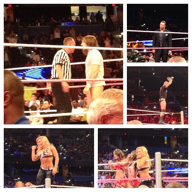 #danielbryan #smackdown #tampa #tampabaytimesforum #natalya #randyorton #ringside