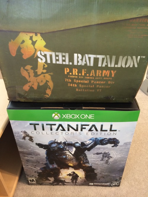 Went to store my Titanfall Collector’s Edition box and upon doing some digging, discovered a p