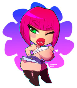 Did a lil Lola Flashing her bewbs for @supertitoblog