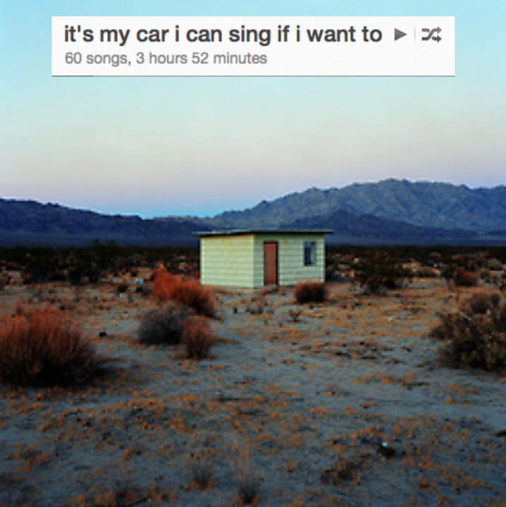 lilbutthead:  it’s my car i can sing if i want to// [8tracks] 60 songs to scream