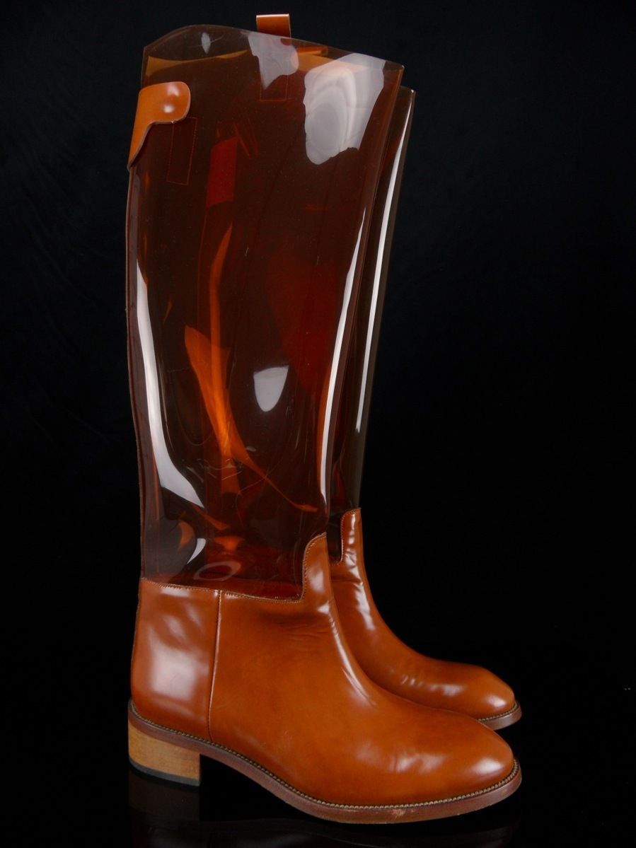 lordbape:  Acne Studios Parker Plastic Caramel Boots