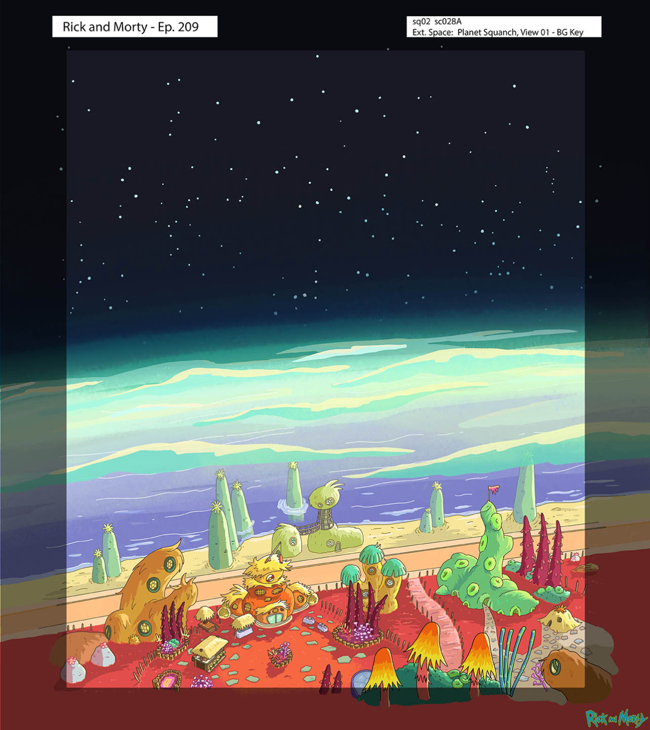 yaoyaoartblog:  Rick and Morty- FINAL EPISODE (Backgrounds batch 1) I can’t believe