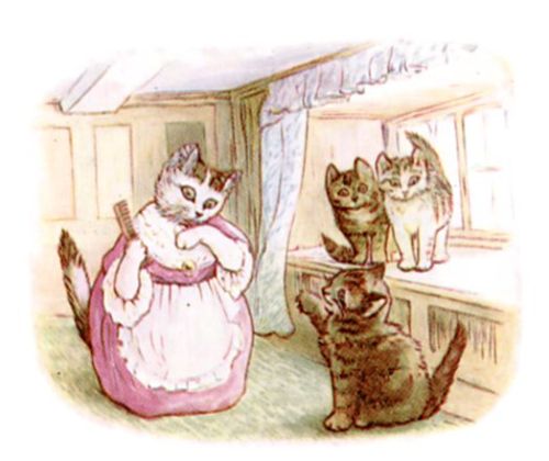 eventyrforalle:Beatrix Potter (1866-1943)Illustrasjoner til eventyret “Fortellingen om Tom Kattepus”