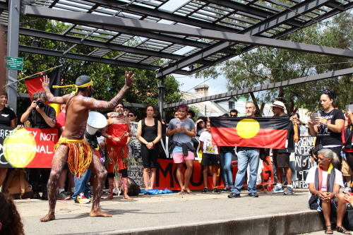 pychicpixie: Australia; always was, always will be Aboriginal Land. Pictures from the Invasion Day 