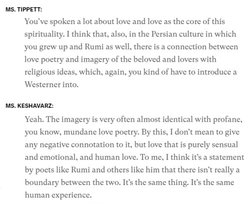 Fatemeh Keshavarz in conversation with Krista Tippett, “The Ecstatic Faith of Rumi”
