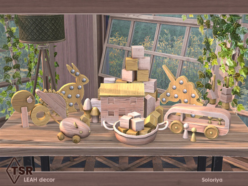 soloriya:***Leah Decor*** Sims 4 includes 9 objects. Everything can be found in category Decorative 