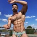 elnerdo19:T H I A G O   L A Z Z A R A T O 🧡💚🧡💚🧡💚🧡 🏳️‍🌈 His hairy chest is AMAZING! 