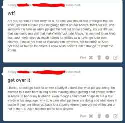 navigatethestream:  mo-nah:  This chick digs up a post I wrote 2+ years ago about white people getting arabic tattoos and comes to my inbox with this bullshit.   YO!why did i not see the shoe coming?!this slayed mei am dying of laughter! 