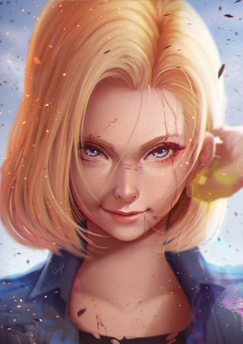 paidolorenzo:Android 18 Lazuli by magion02