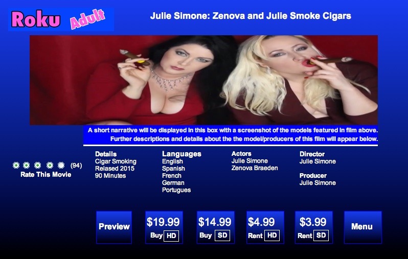 #INDIEGOGO Adult Channel Store for #Roku  @juliesimone7 @goddesszenova @Indiegogo