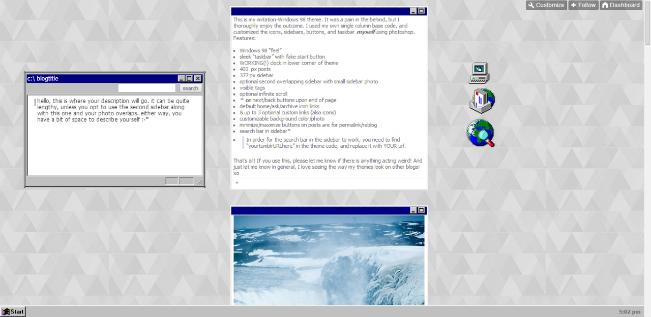 windows 98 themes tumblr
