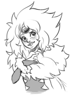 A lil’ thank you sketch that I just did for askcentipeetle  &gt;3&lt;[it’s their OC, so floooooffy, I love flooffy things :D ]Hope u like it!