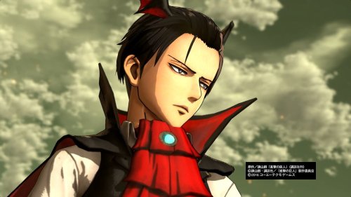 Vampire Bat Levi (AKA Levi in his “Halloween” DLC costume) and his candy 3DMG in the KOEI TECMO Shingeki no Kyojin Playstation game!ETA: Added more!My own gameplay of this Levi is here!  More from the SnK Playstation game!  