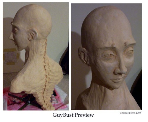 Guy Bust by SpookyChan Guy Salvatore Bust 2003. A piece that killed my hands repeatedly. I wish I ha