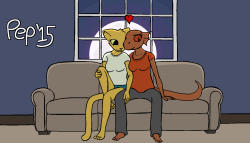 mrpepsidude:  Couch CuddlesI finally went