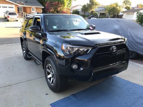 After getting new TRD Pro front valance in black. Car looks so much better. Good as new?? Also forgo