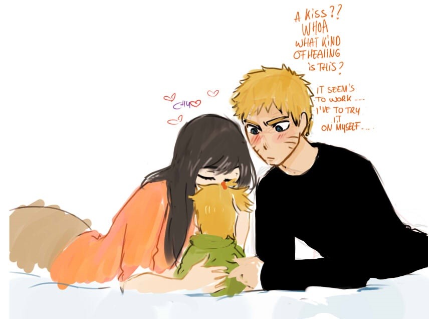 yuuba:  after he found out that her kisses are magical  Day 11 Kiss 
