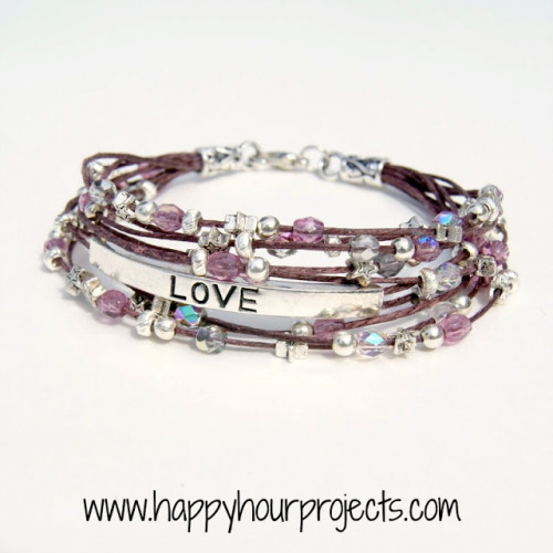 Sometimes you see something online and you think “that’s really pretty”. And sometimes you see something and think “I have to make that right now!” That’s how I feel about this gorgeous beaded love bracelet from Happy Hour Projects. Ah-mazing (and...