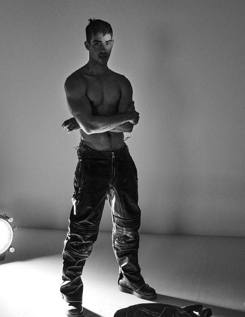 Manu Rios photographed by Giampaolo Sgura for Man About Town SS22. Manu wears pants Diesel, briefs L