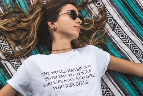 brianneworth: Piss off your local homophobe with this tee from @riftsupplyco ️‍ The world has bigger