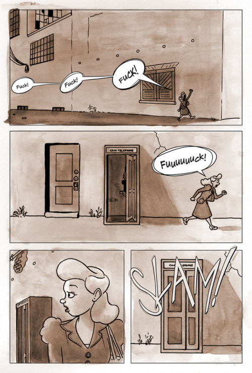 Book 1, Page 91SuperButch is a webcomic about a lesbian superhero in the 1940s who protects the bar 