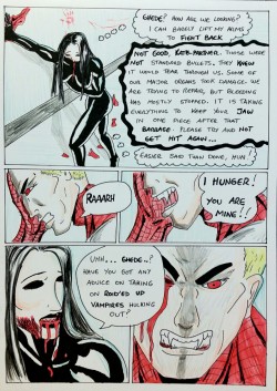 Kate Five vs Symbiote comic Page 122  Ghede