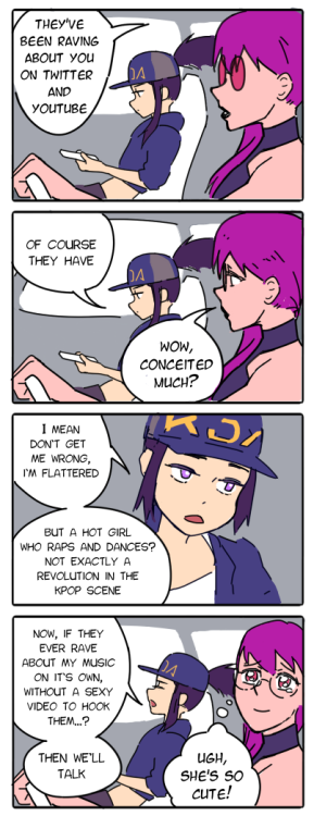 candide-kun:  I finished my KDA popstars comics so I collected them together! Thanks for all the support and nice comments on the earlier posts <3PS - I’m giving away a free commission to my followers (check out this post or go to my twitter for