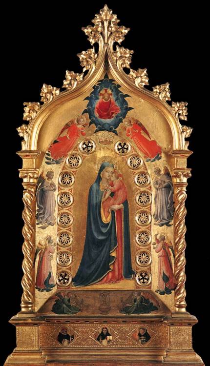 artist-angelico: Madonna of the Star, 1424, Fra AngelicoMedium: panel,tempera
