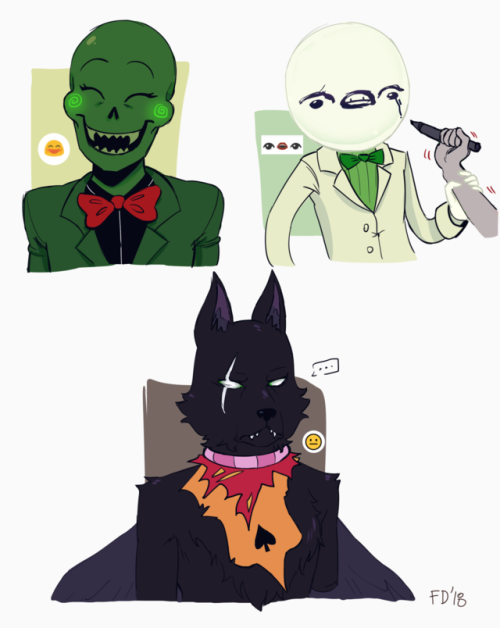 feintdroid:i did a huge batch of emoji requests for some ppl for art practice. im tired now